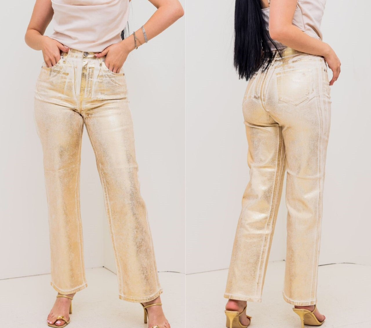 JEANS METALICO